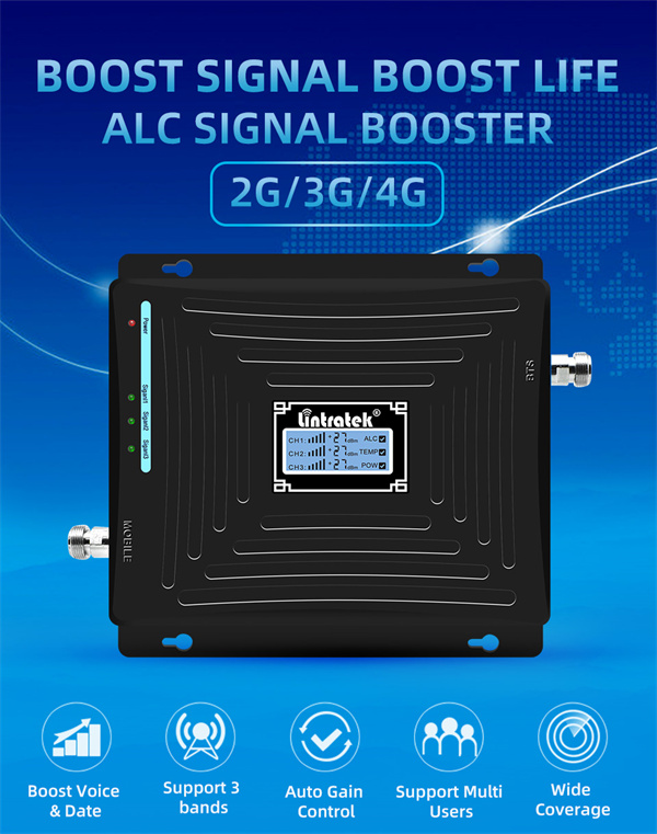 KW19L Mobile Signal Booster with ALC and Tri-band