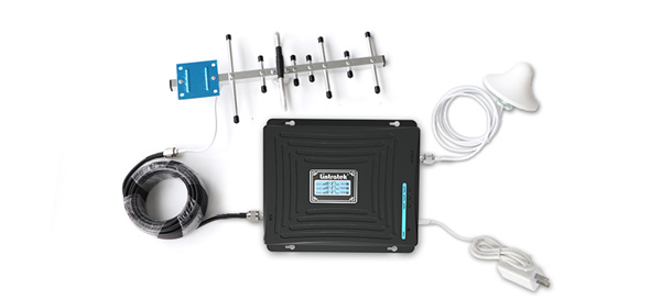 KW19L Mobile Signal Booster with Ceiling Antenna, Yagi Antenna and cable